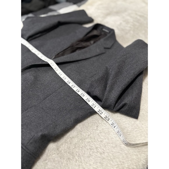 Lauren Ralph Lauren Slim Mens Black Wool Blazer Jacket Size 43R Herringbone‎ - Picture 3 of 8